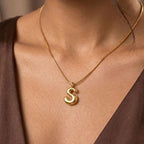 Personalised Bracelet & Bubble Necklace Gift Set