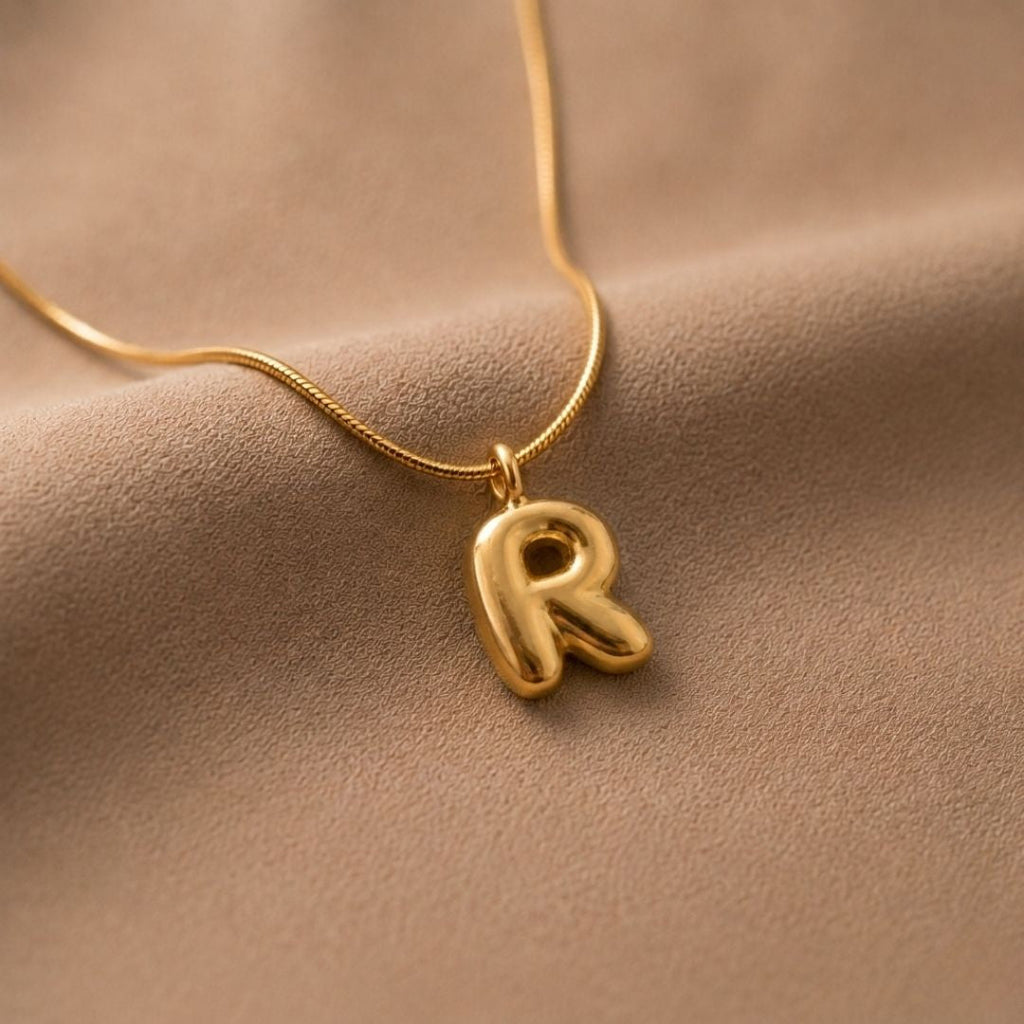 Personalised Bracelet & Bubble Necklace Gift Set