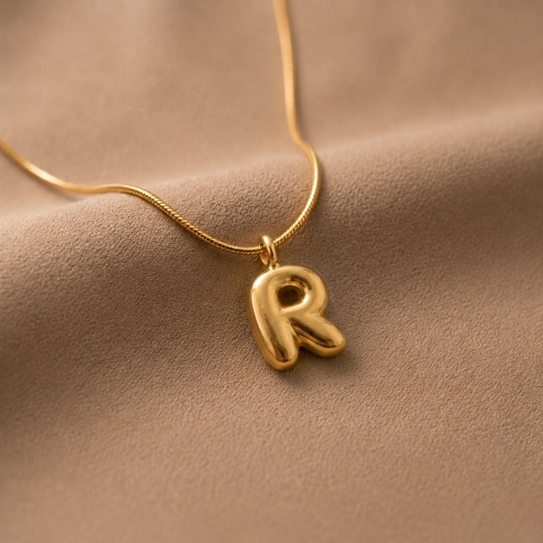 Personalised Bracelet & Bubble Necklace Gift Set