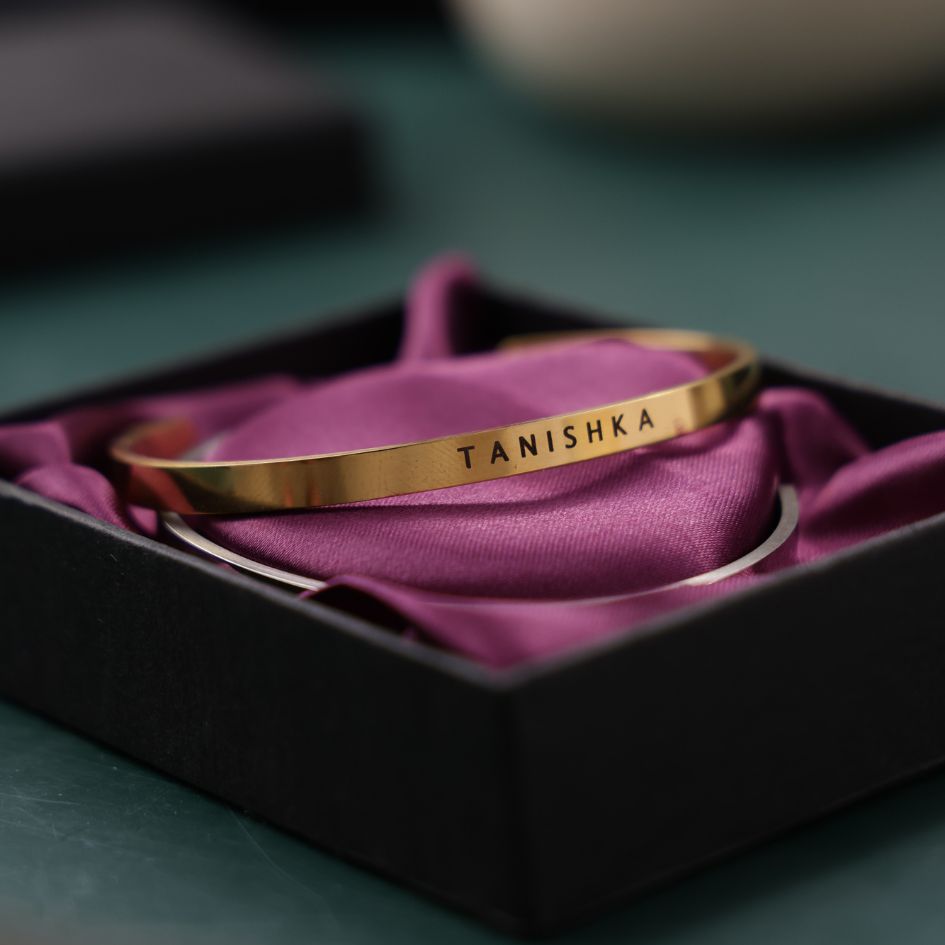Personalised Bracelet & Bubble Necklace Gift Set